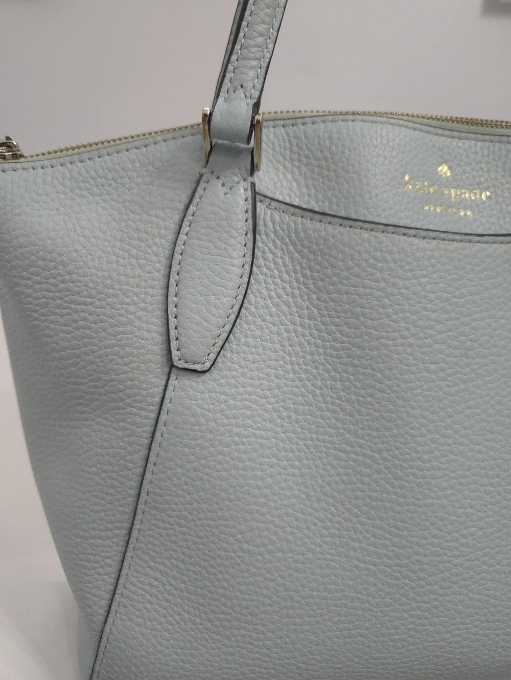 Kate Spade Monica Pebbled Leather Satchel (MISSING STRAP)